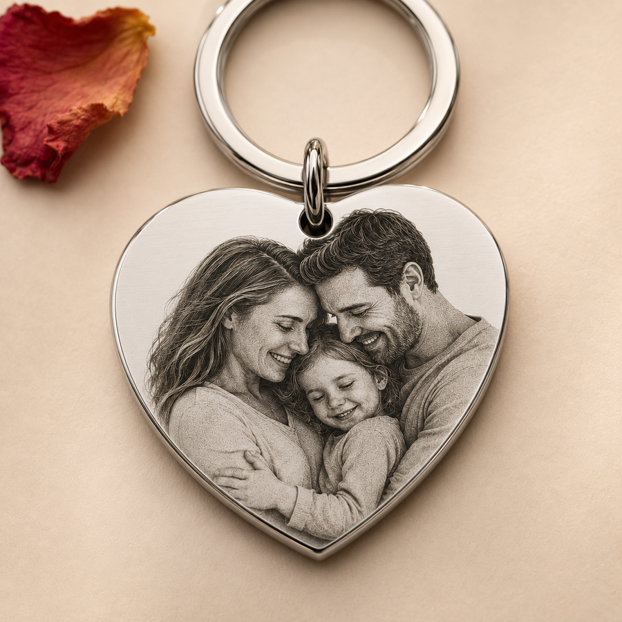 Portachiavi CUORE Personalizzato